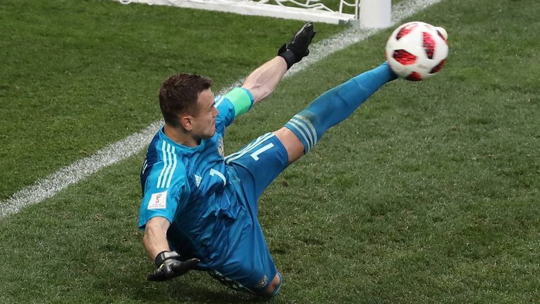 Акинфеев зарегистрировал в Роспатенте товарный знак «нога бога»