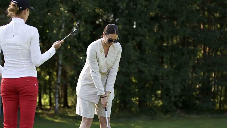 Сборная России победила в турнире по гольфу в Подмосковье