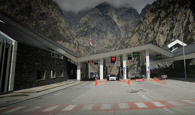 Граница Грузии с Россией перекрыта